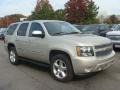 2014 Champagne Silver Metallic Chevrolet Tahoe LTZ 4x4  photo #3