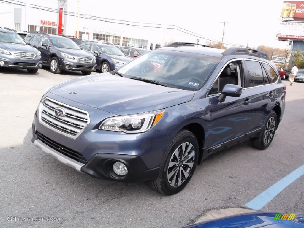 2015 Outback 2.5i Limited - Twilight Blue Metallic / Slate Black photo #6