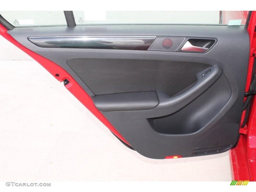 2015 Volkswagen Jetta Sport Sedan Ceramique/Titan Black Door Panel Photo #98649854