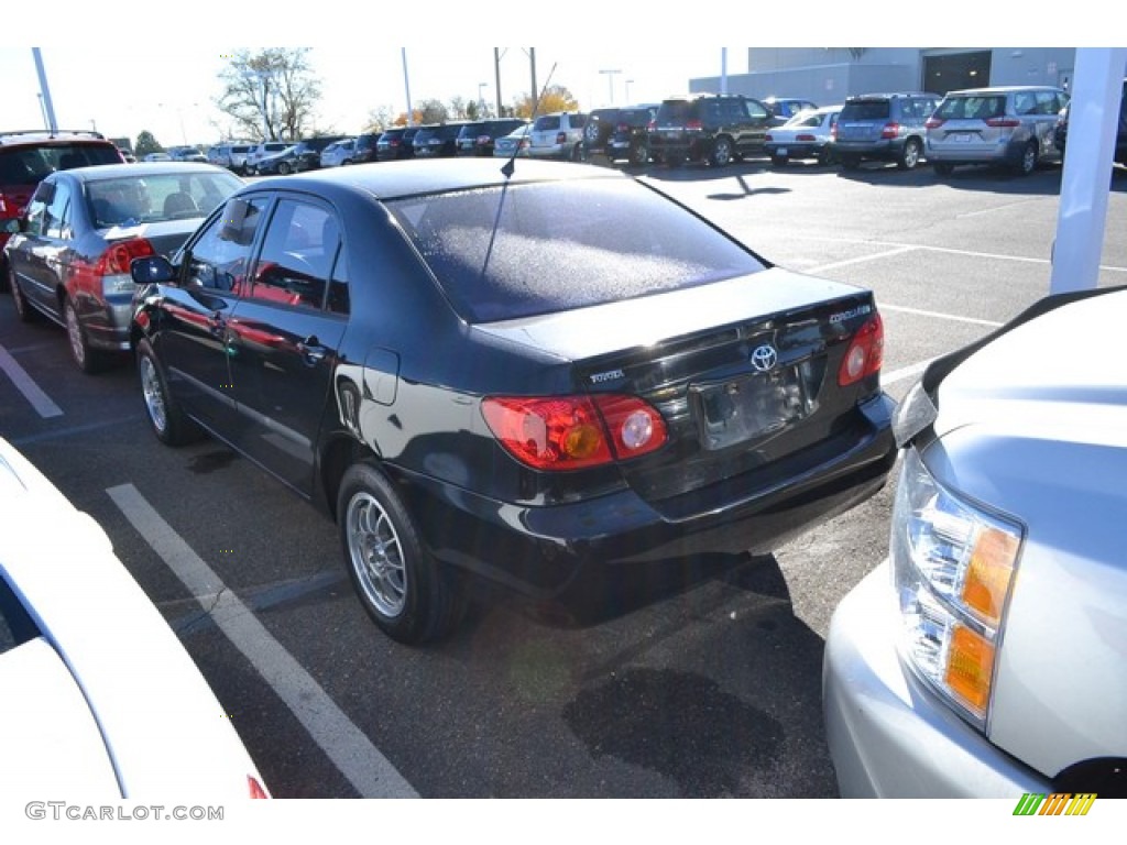 2004 Corolla CE - Black / Light Gray photo #3