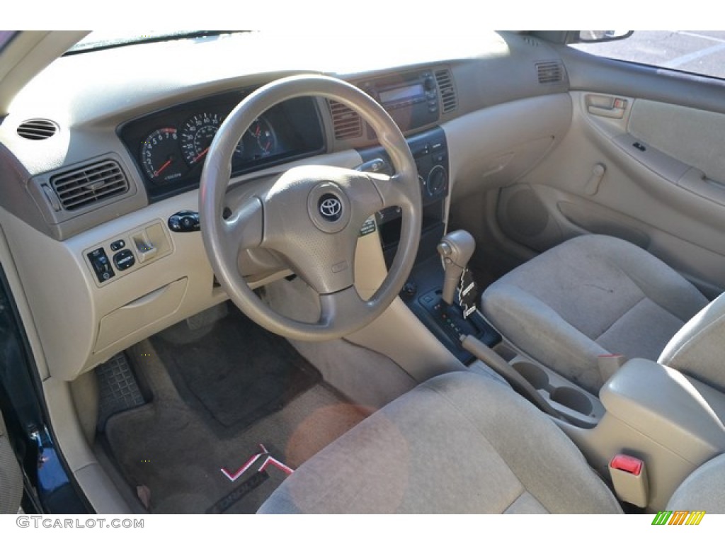 2004 Corolla CE - Black / Light Gray photo #5