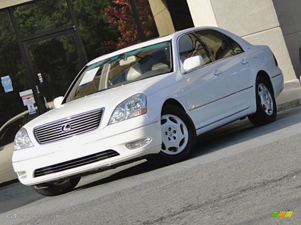 2001 LS 430 - Crystal White / Ivory photo #1