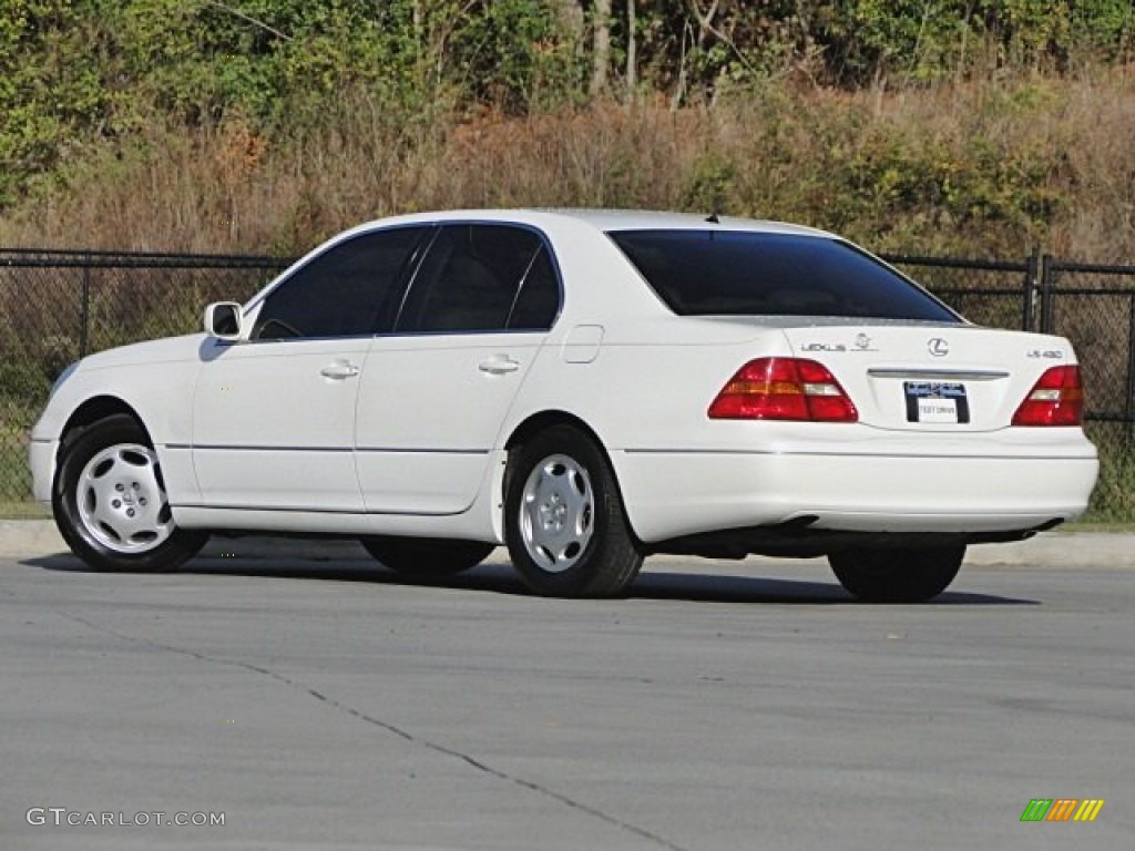 2001 LS 430 - Crystal White / Ivory photo #4