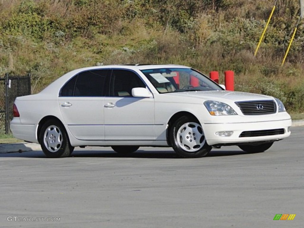 2001 LS 430 - Crystal White / Ivory photo #5