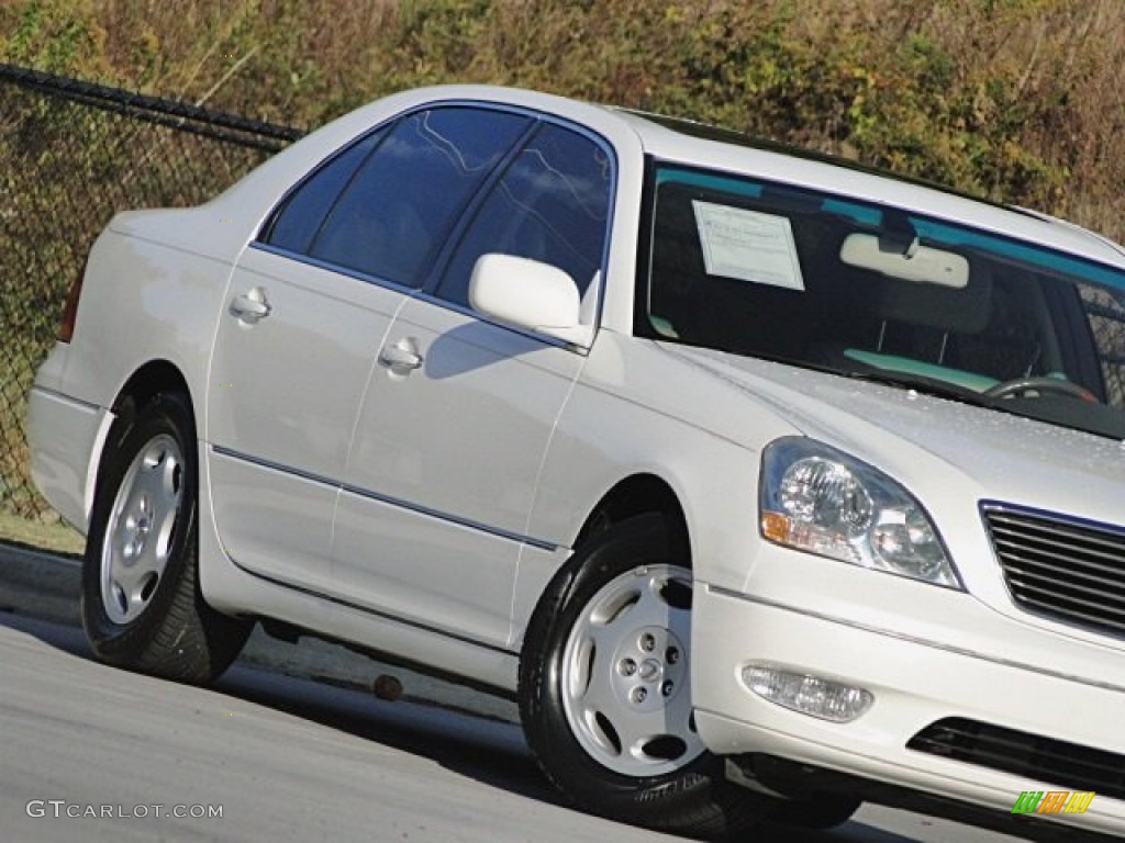 2001 LS 430 - Crystal White / Ivory photo #24