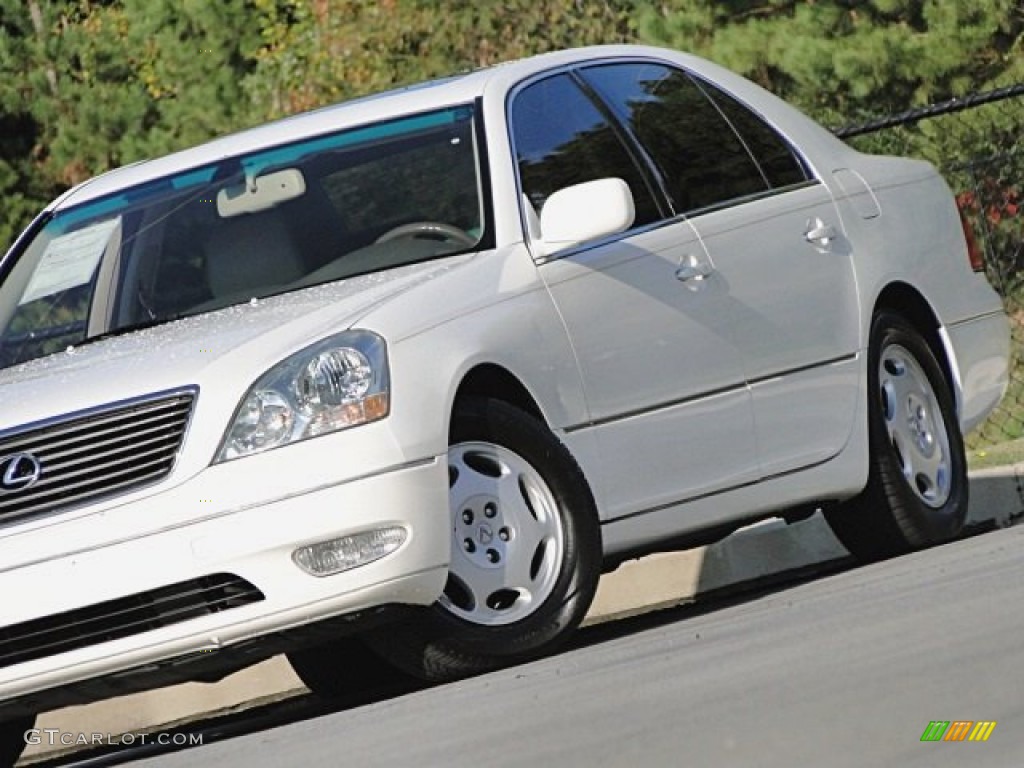 2001 LS 430 - Crystal White / Ivory photo #25