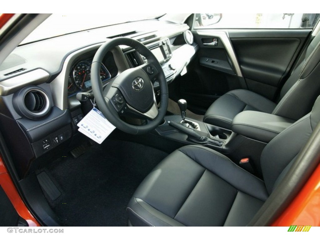 Black Interior 2015 Toyota RAV4 Limited AWD Photo #98652167