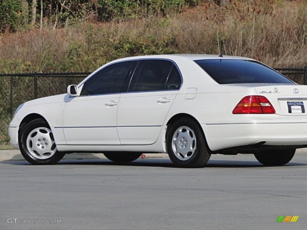 2001 LS 430 - Crystal White / Ivory photo #34
