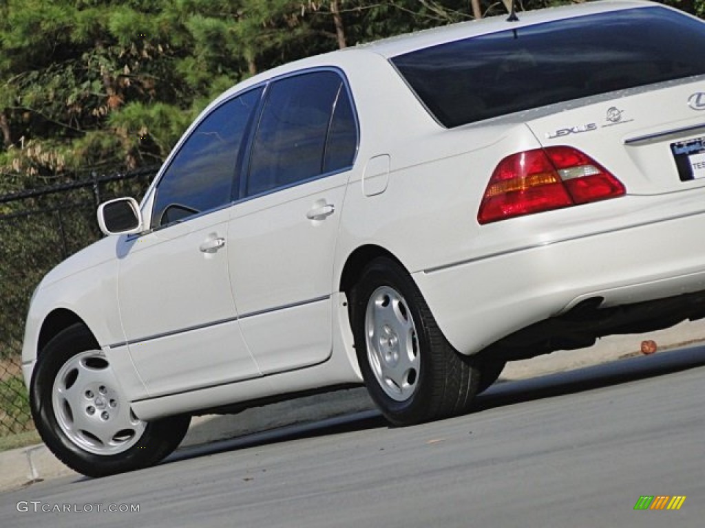 2001 LS 430 - Crystal White / Ivory photo #36