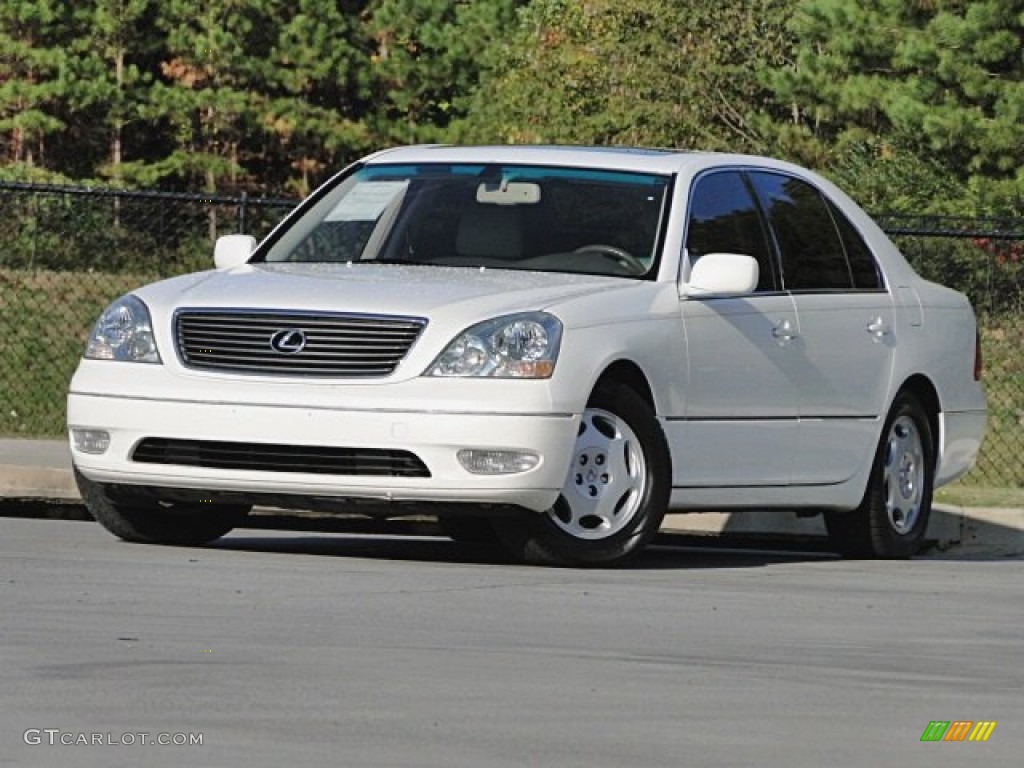2001 LS 430 - Crystal White / Ivory photo #38