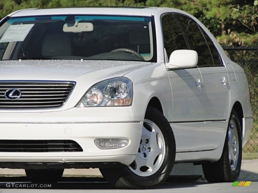 2001 LS 430 - Crystal White / Ivory photo #41