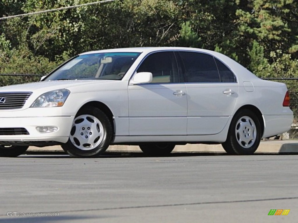 2001 LS 430 - Crystal White / Ivory photo #43