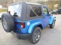 2015 Hydro Blue Pearl Jeep Wrangler Sport 4x4  photo #6