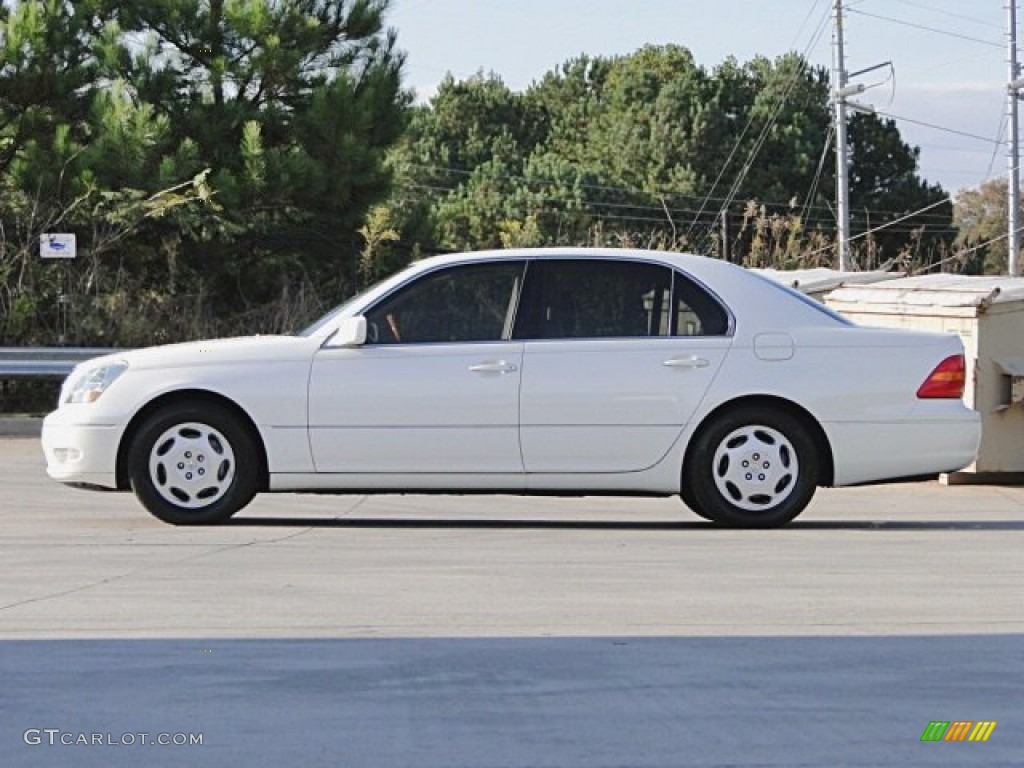 2001 LS 430 - Crystal White / Ivory photo #46