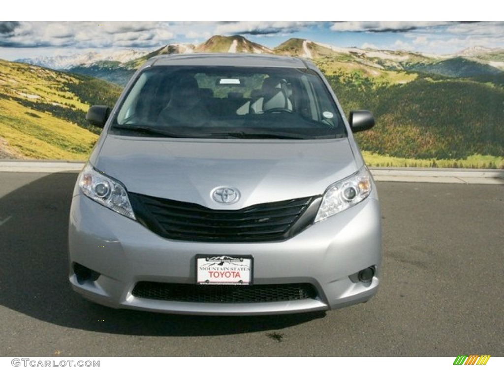 2015 Sienna L - Silver Sky Metallic / Ash photo #2