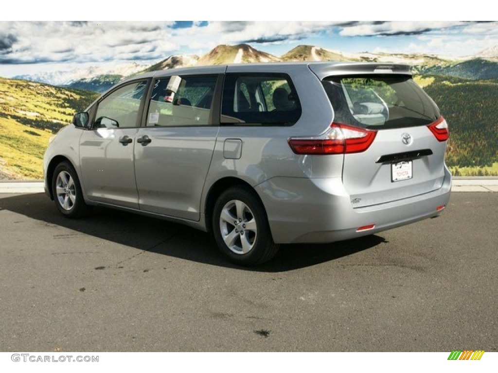 2015 Sienna L - Silver Sky Metallic / Ash photo #3