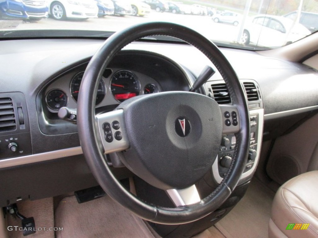 2006 Pontiac Montana SV6 Cashmere Steering Wheel Photo #98652620