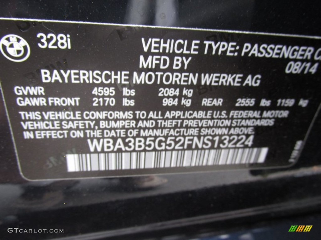 2015 3 Series 328i xDrive Sedan - Imperial Blue Metallic / Oyster/Black photo #19