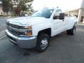 2015 Summit White Chevrolet Silverado 3500HD WT Regular Cab Dual Rear Wheel 4x4  photo #7