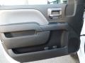 Jet Black/Dark Ash 2015 Chevrolet Silverado 3500HD WT Regular Cab Dual Rear Wheel 4x4 Door Panel