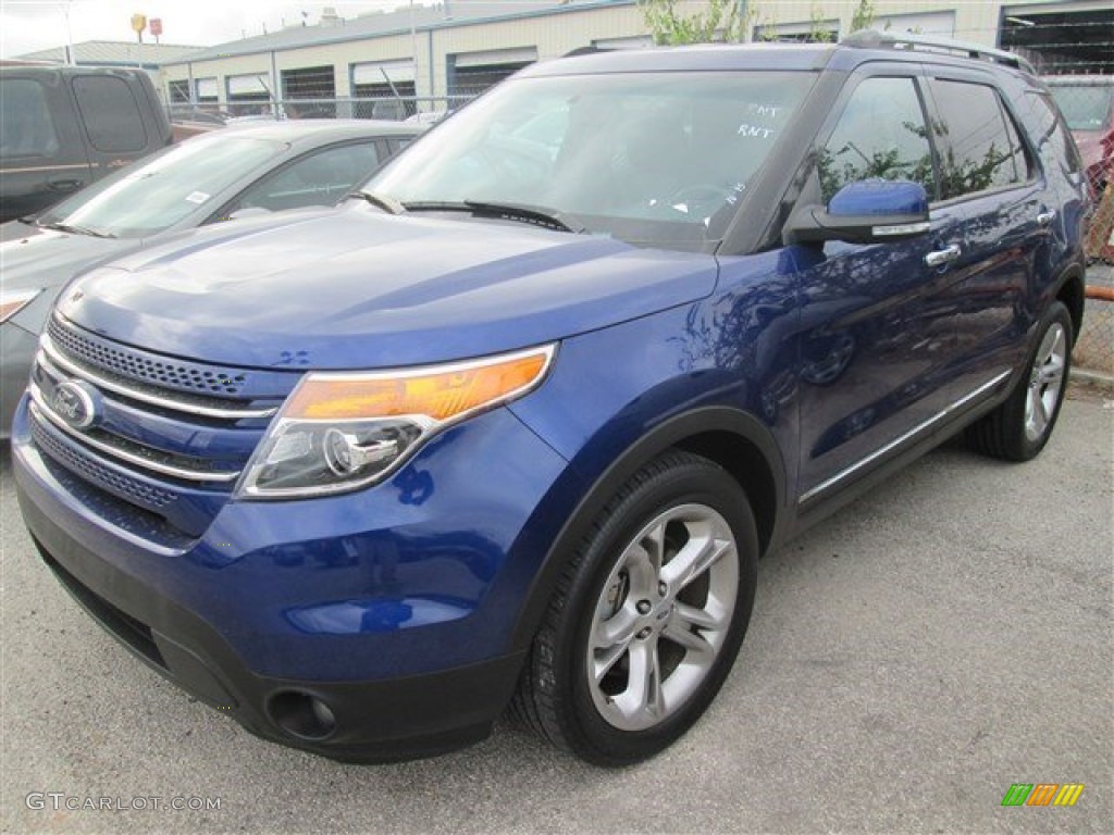 Deep Impact Blue 2014 Ford Explorer Limited Exterior Photo #98654753