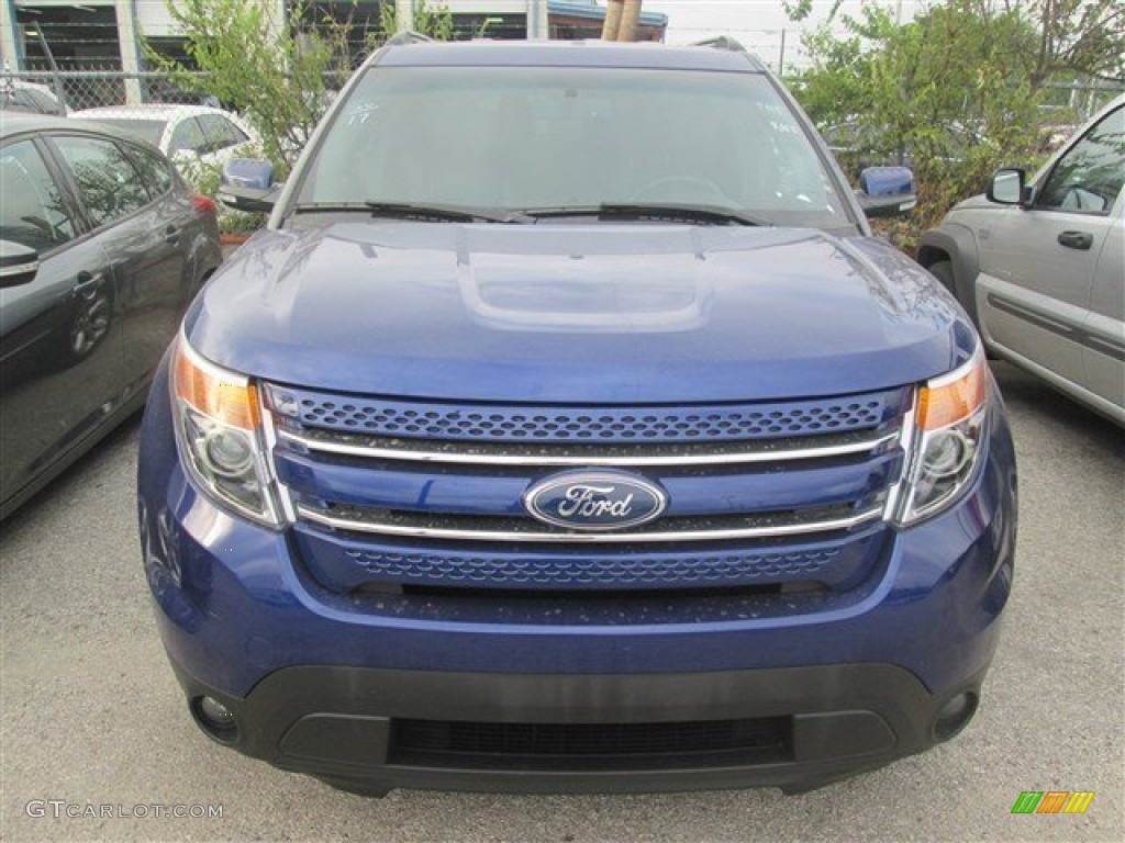 Deep Impact Blue 2014 Ford Explorer Limited Exterior Photo #98654843
