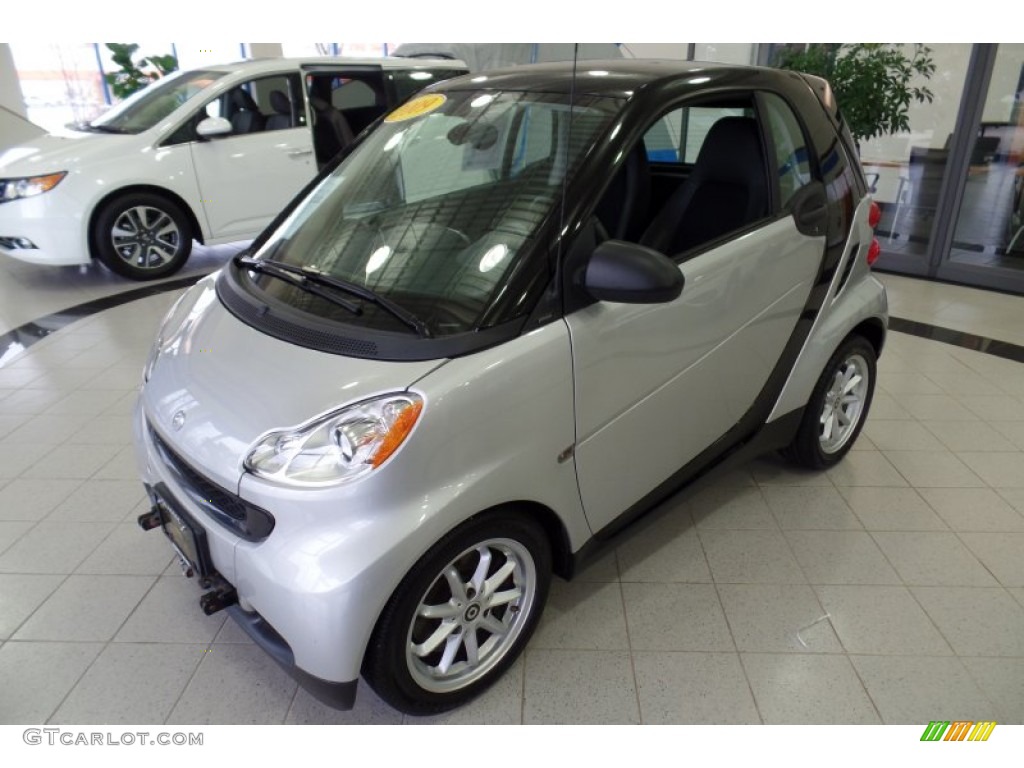 2009 fortwo passion coupe - Silver Metallic / Design Black photo #1