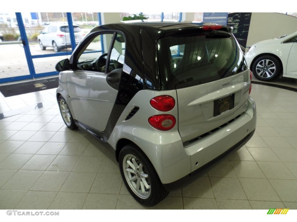 2009 fortwo passion coupe - Silver Metallic / Design Black photo #2