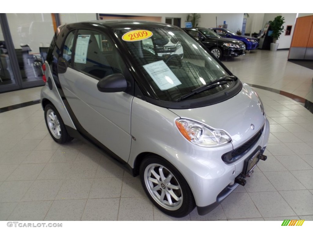 2009 fortwo passion coupe - Silver Metallic / Design Black photo #4