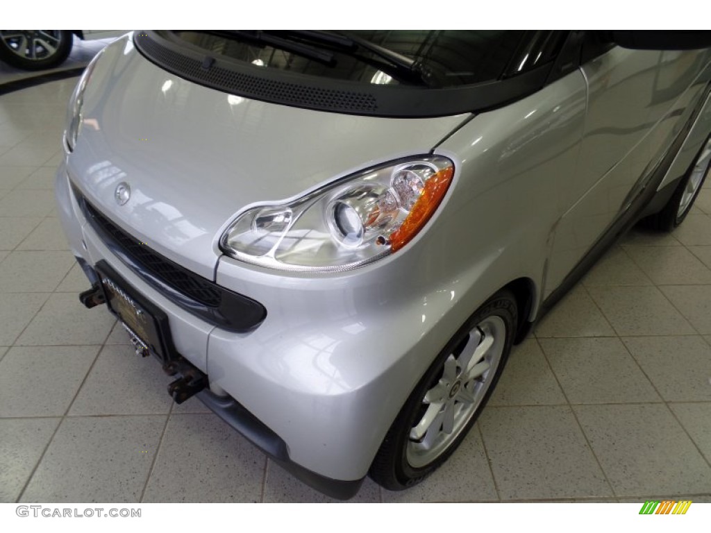 2009 fortwo passion coupe - Silver Metallic / Design Black photo #5