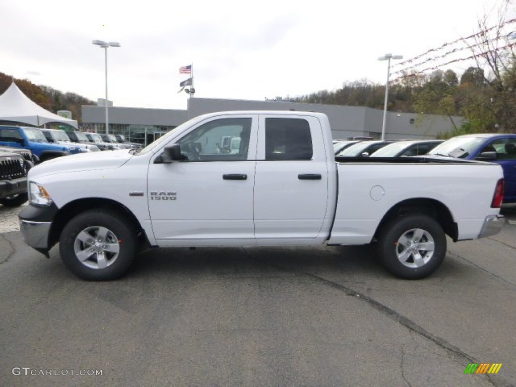 Bright White 2015 Ram 1500 Tradesman Quad Cab 4x4 Exterior Photo #98655512