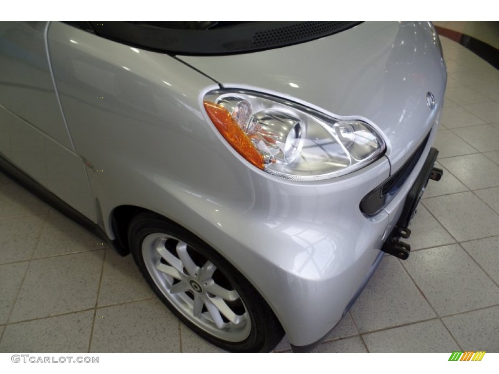 2009 fortwo passion coupe - Silver Metallic / Design Black photo #10