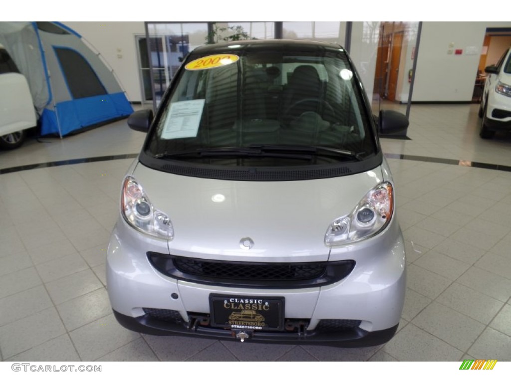 2009 fortwo passion coupe - Silver Metallic / Design Black photo #11