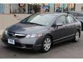 2011 Polished Metal Metallic Honda Civic LX Sedan  photo #1