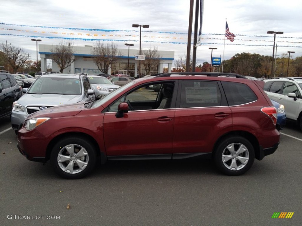 Venetian Red Pearl 2015 Subaru Forester 2.5i Limited Exterior Photo #98657123