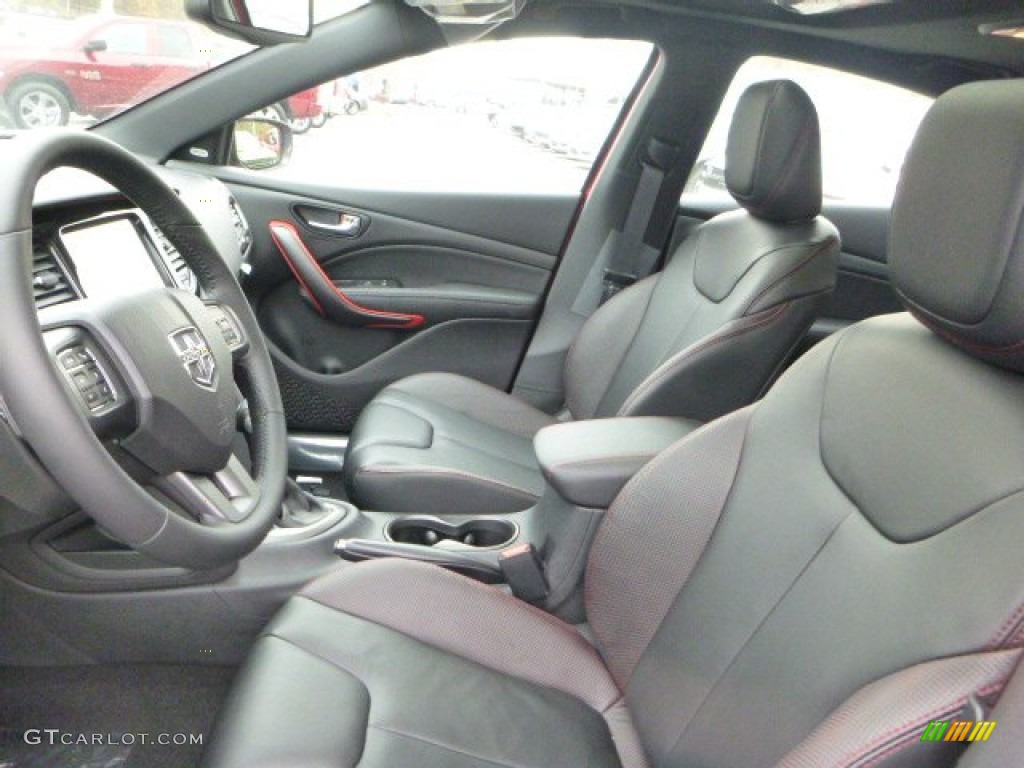 2015 Dart GT - Redline Red 2 Coat Pearl / Black/Ruby Red Accent Stitching photo #15