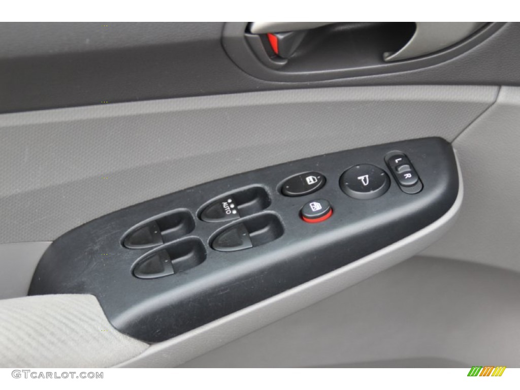 2011 Civic LX Sedan - Polished Metal Metallic / Gray photo #10
