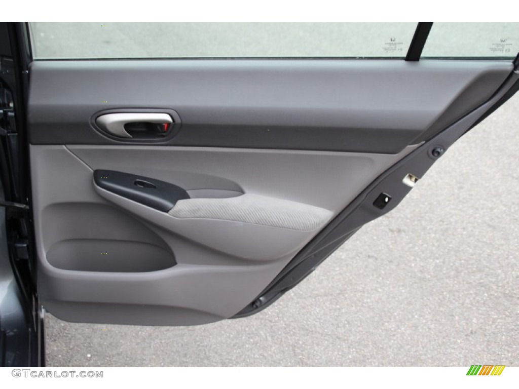 2011 Civic LX Sedan - Polished Metal Metallic / Gray photo #21