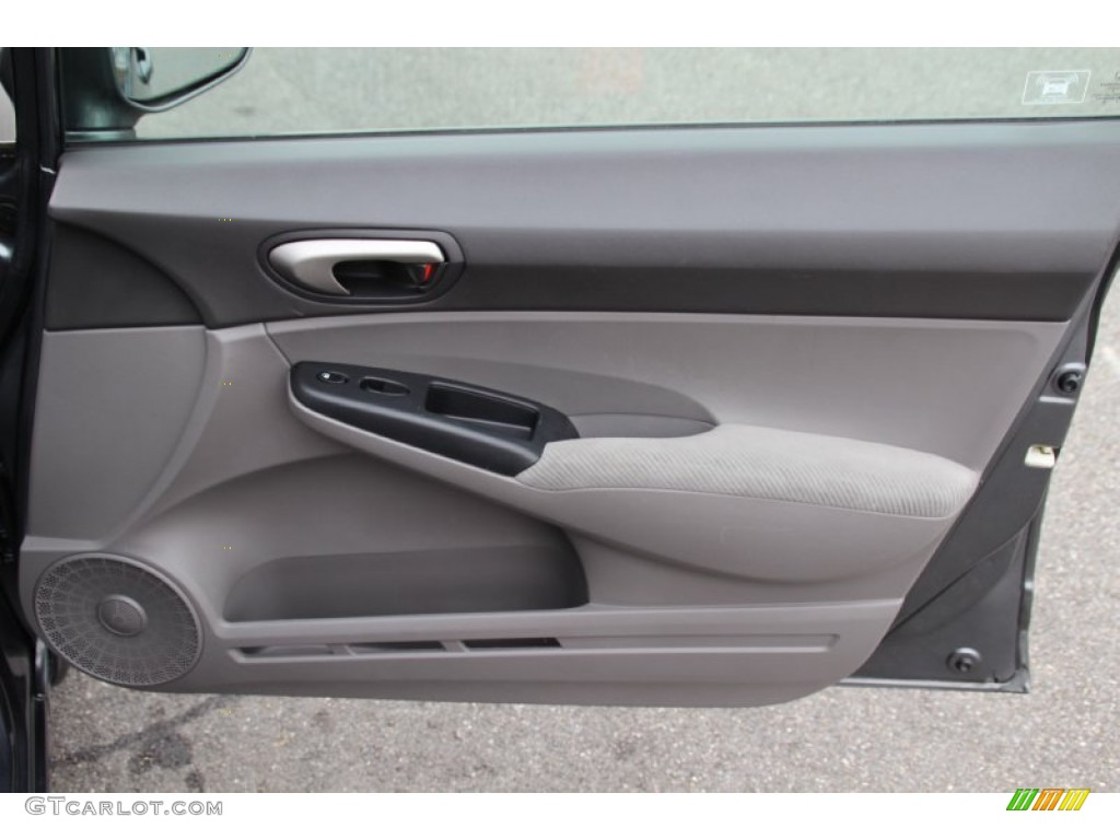 2011 Civic LX Sedan - Polished Metal Metallic / Gray photo #23