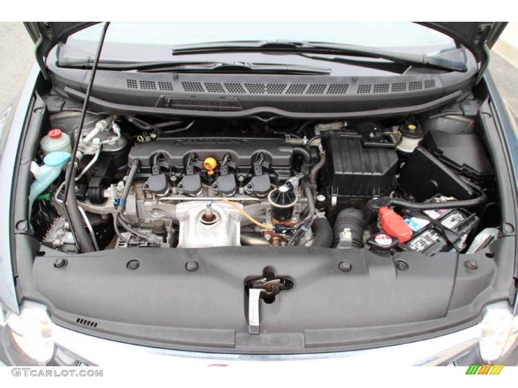 2011 Civic LX Sedan - Polished Metal Metallic / Gray photo #26