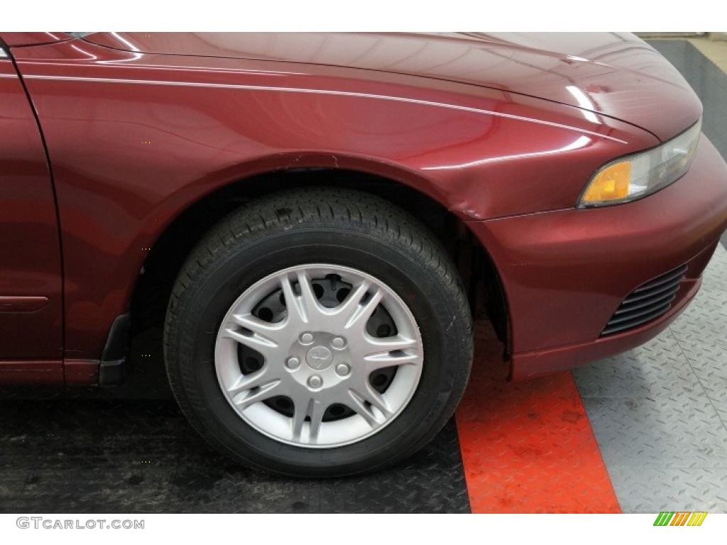 2003 Galant ES - Ultra Red Pearl / Gray photo #37