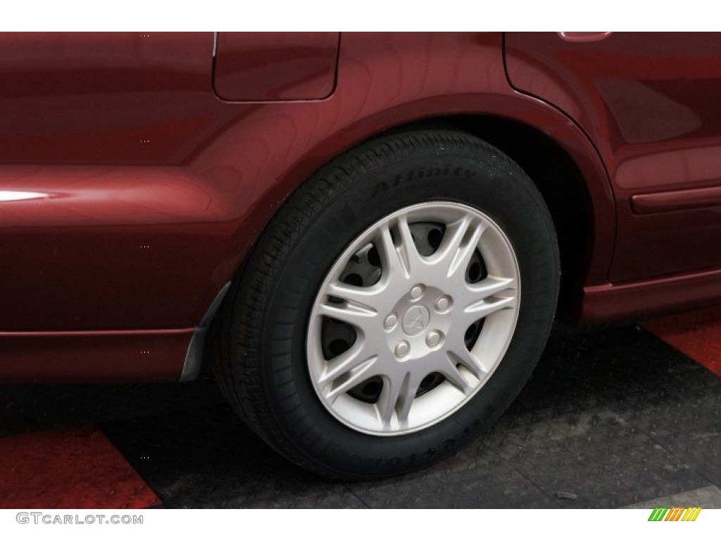 2003 Galant ES - Ultra Red Pearl / Gray photo #44