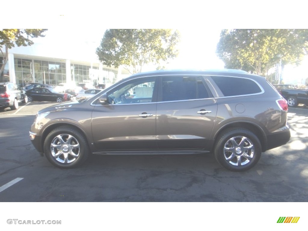 2008 Enclave CXL AWD - Cocoa Metallic / Cashmere/Cocoa photo #2