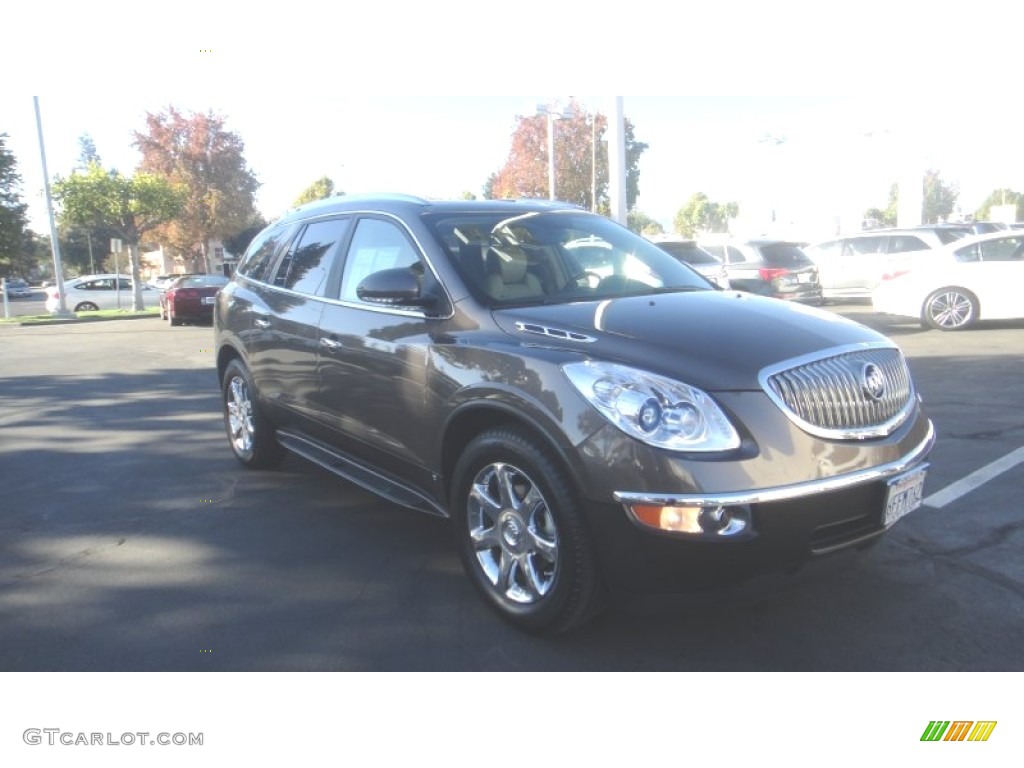 2008 Enclave CXL AWD - Cocoa Metallic / Cashmere/Cocoa photo #4