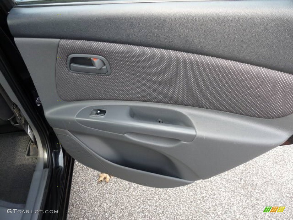 2008 Rio Rio5 LX Hatchback - Black / Gray photo #9