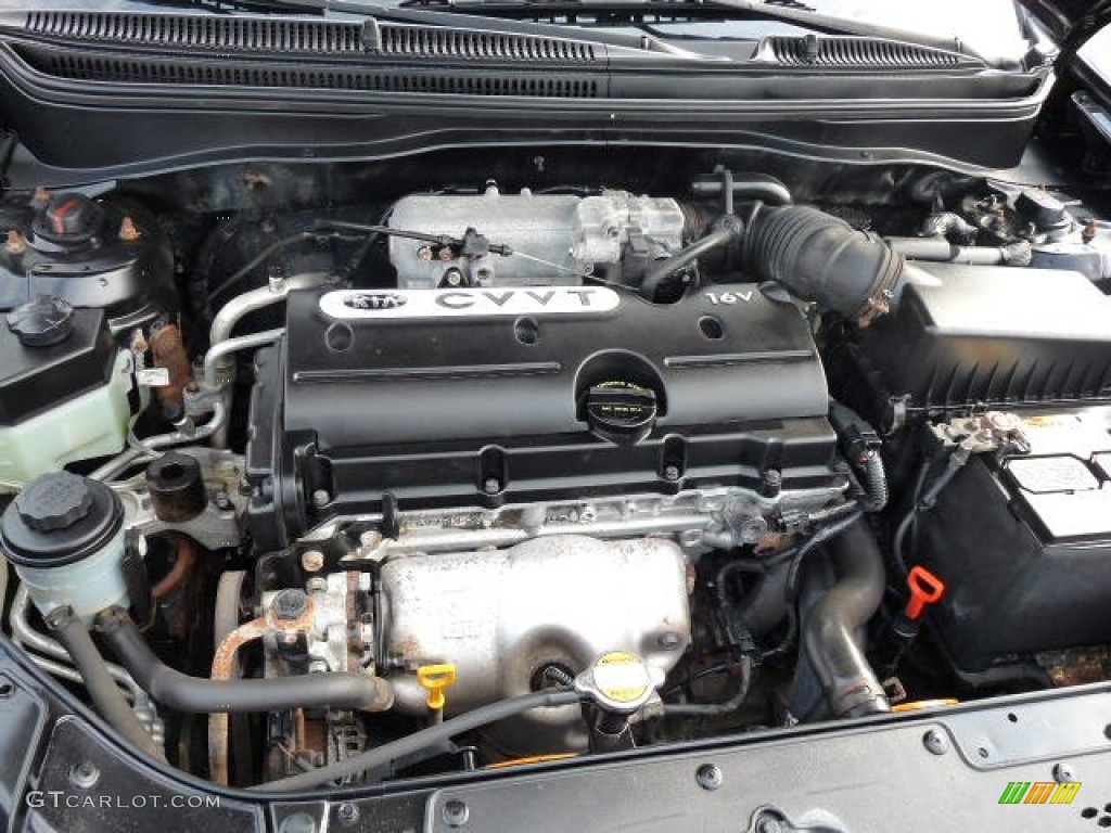 2008 Rio Rio5 LX Hatchback - Black / Gray photo #12