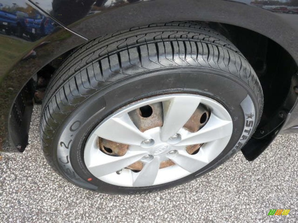 2008 Rio Rio5 LX Hatchback - Black / Gray photo #13