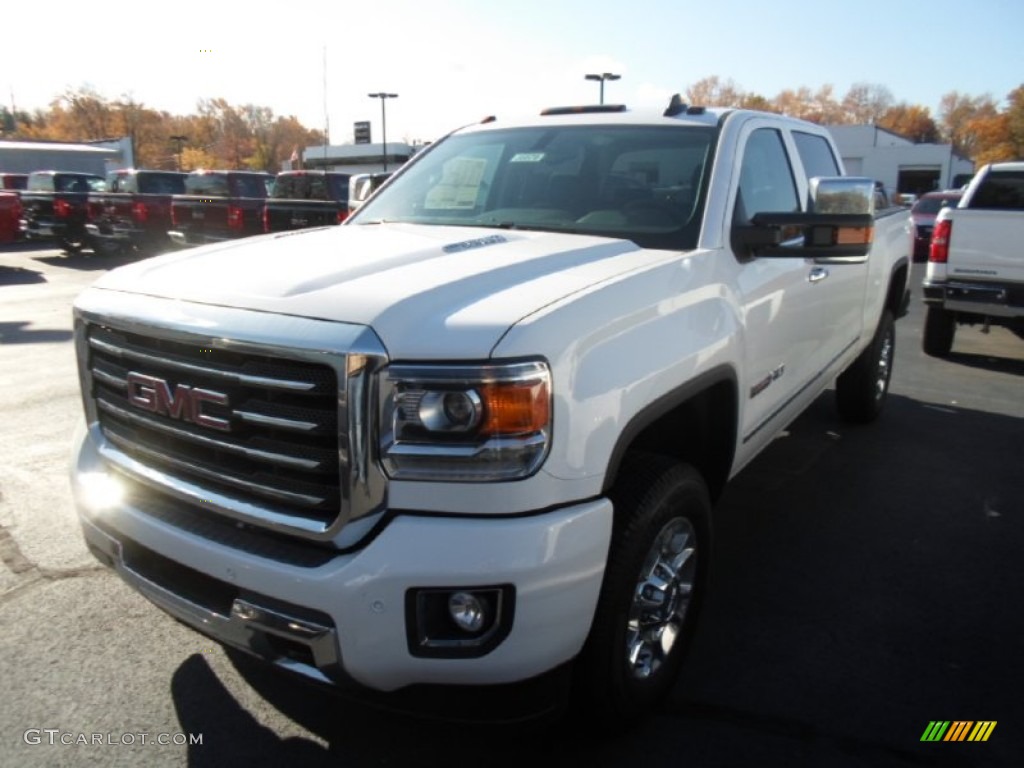 2015 Sierra 2500HD SLE Crew Cab 4x4 - Summit White / Jet Black photo #1