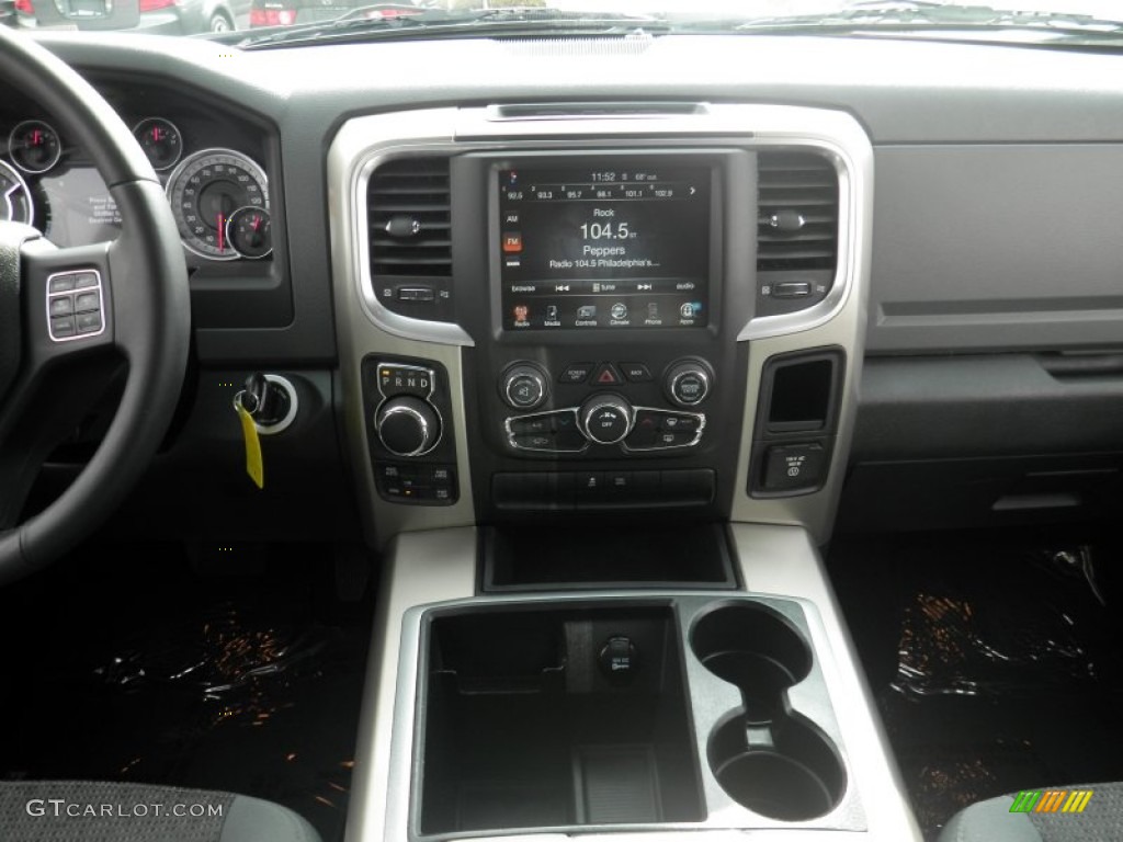 2014 1500 SLT Quad Cab 4x4 - Deep Cherry Red Crystal Pearl / Black/Diesel Gray photo #24