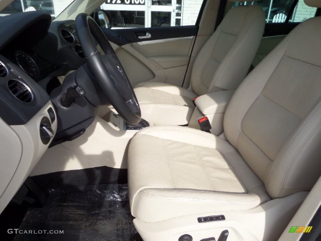 2012 Tiguan SEL - Deep Black Metallic / Beige photo #10